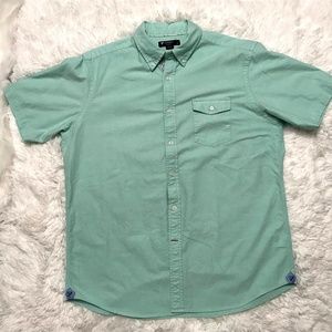 Cremieux Mens Shirt Large Mint Color